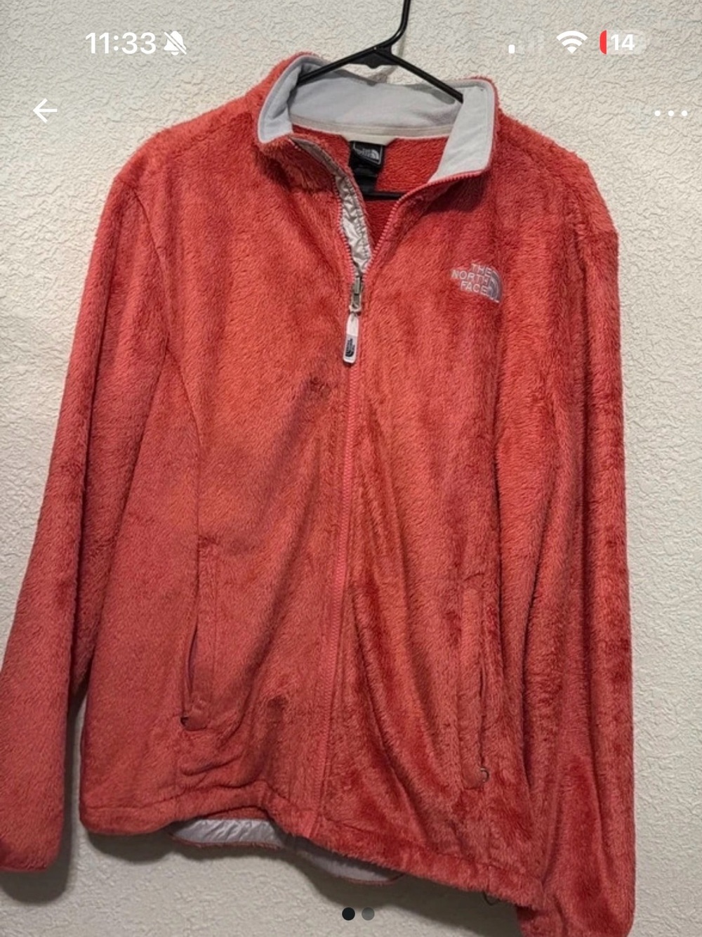 The North Face Coral Plush Full-Zip Teddy Jacket